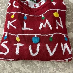 Stranger Things Sweater with Light Up Bulbs